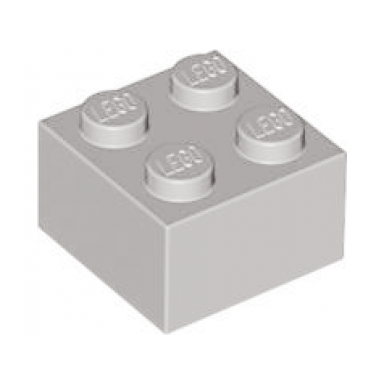 light gray brick 2 x 2