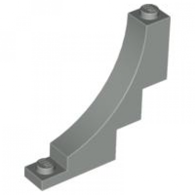 light gray arch 1 x 5 x 4 inverted