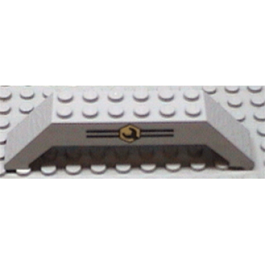 light gray slope 45 10 x 2 x 2 double with wrench pattern