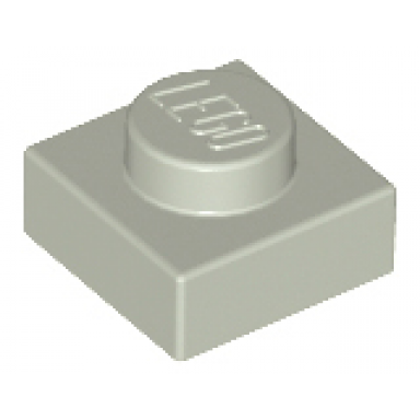 light gray plate 1 x 1