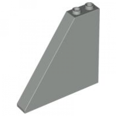light gray slope 55 6 x 1 x 5 without bottom stud holders