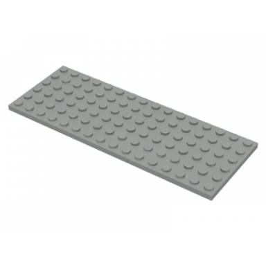 light gray plate 6 x 16
