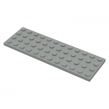 light gray plate 4 x 12
