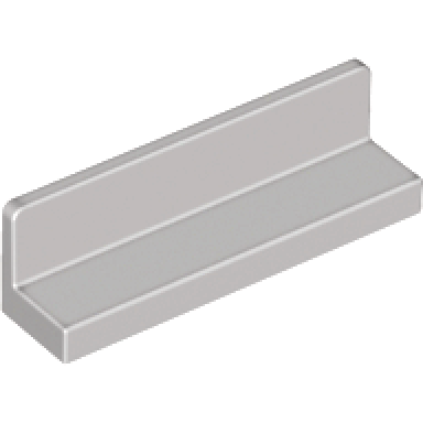 light gray panel 1 x 4 x 1