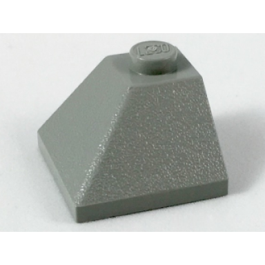 light gray slope 45 2 x 2 double convex corner