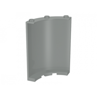 light gray cylinder quarter 4 x 4 x 6