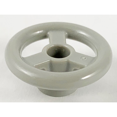light gray vehicle steering wheel small 2 studs diameter