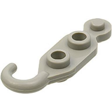 light gray hook tow with 2 studs on both sides