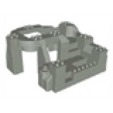 duplo baseplate raised 14 x 16 x 8 with rock mountain zoo habitat
