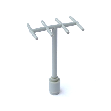 antenna with side spokes