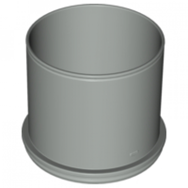 light gray duplo ball tube straight