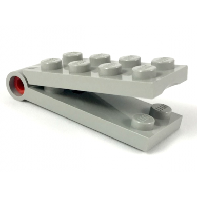 light gray hinge plate 2 x 4