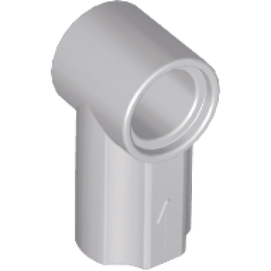 light gray technic axle and pin connector angled 1