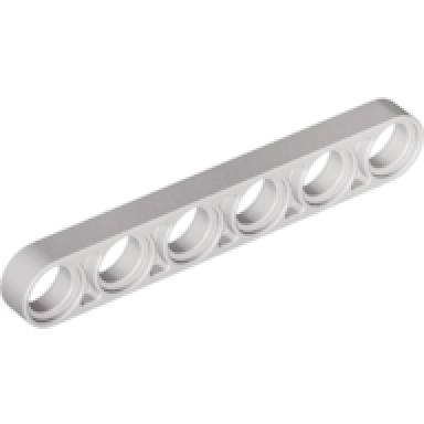 light gray technic liftarm thin 1 x 6