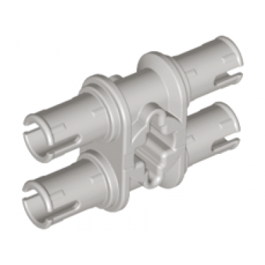 light gray technic pin double with axle hole