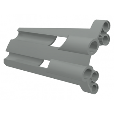 light gray technic panel fairing 3 large long large holes side a
