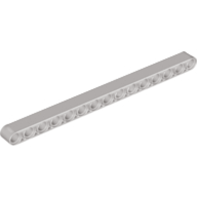 light gray technic liftarm thick 1 x 15