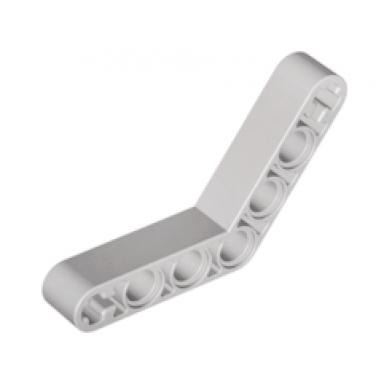 light gray technic liftarm modified bent thick 1 x 7 4 - 4