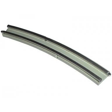 light gray train track 12v conducting rail curved