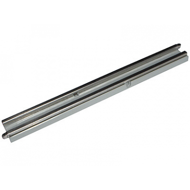 light gray train track 12v conducting rail straight