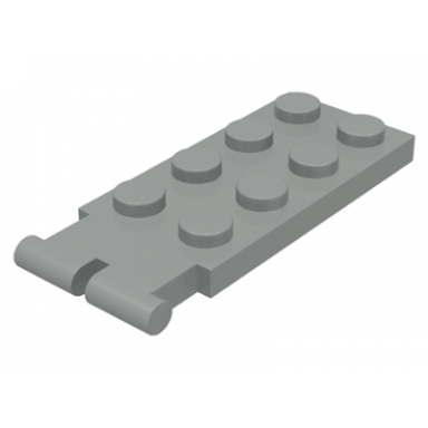 light gray hinge plate 2 x 4 - male digger bucket holder