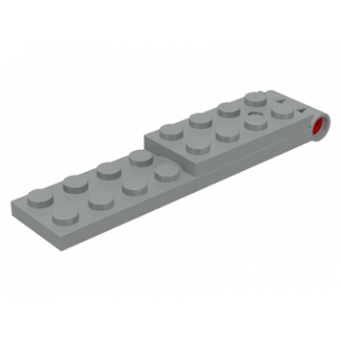 light gray hinge plate 2 x 8
