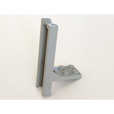 light gray vehicle forklift 2 x 2 plate