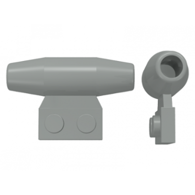light gray engine smooth small 1 x 2 side plate without axle holders