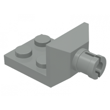light gray plate modified 2 x 2 with helicopter tail rotor holder