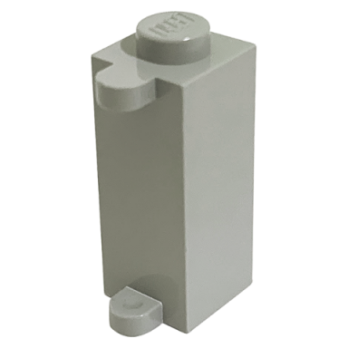 light gray brick modified 1 x 1 x 2 with shutter holder