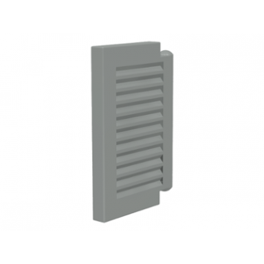light gray shutter for window 1 x 2 x 2