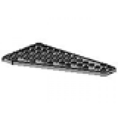 light gray wedge plate 7 x 12 wing left