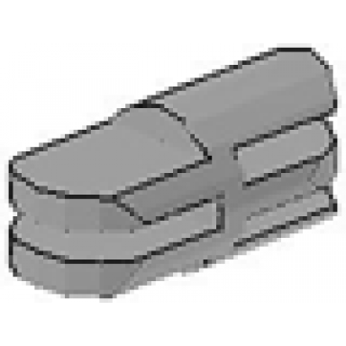 light gray arm piece straight with 2 and 3 fingers