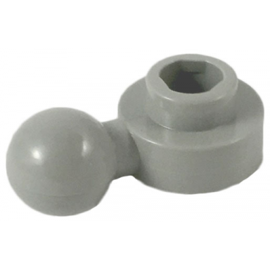 light gray plate round 1 x 1 with tow ball with hexagon shaped hole homemaker figure maxifigure hand