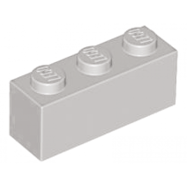 light gray brick 1 x 3