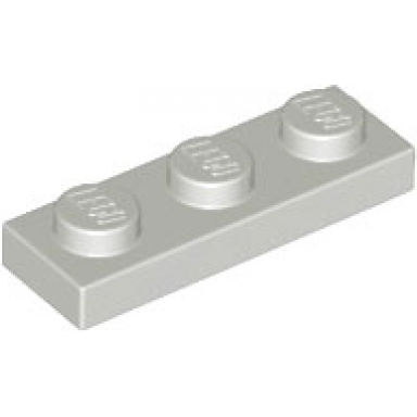 light gray plate 1 x 3