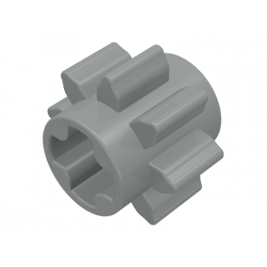 light gray technic gear 8 tooth