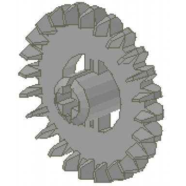 light gray technic gear 24 tooth crown undetermined type