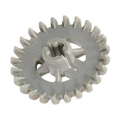 light gray technic gear 24 tooth crown - reinforced