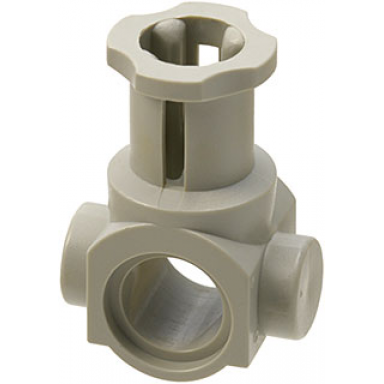 light gray technic axle and pin connector