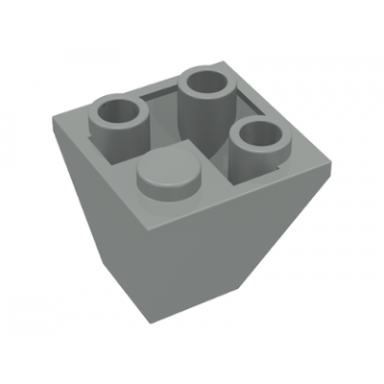 light gray slope inverted 45 2 x 2 double convex