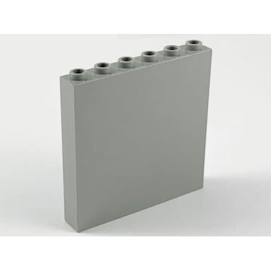 light gray brick 1 x 6 x 5