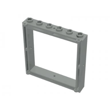 light gray window 1 x 6 x 5