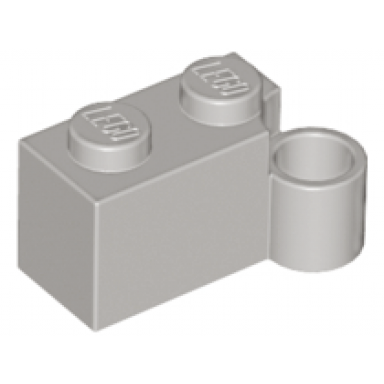 light gray hinge brick 1 x 4 swivel base