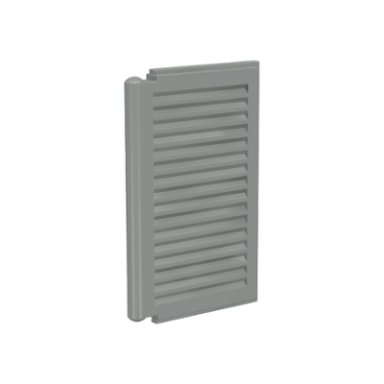 light gray shutter for window 1 x 2 x 3