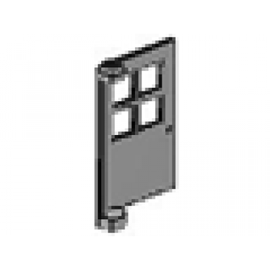 light gray door 1 x 4 x 5 with 4 panes