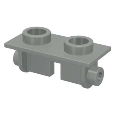 light gray hinge brick 1 x 2 top plate