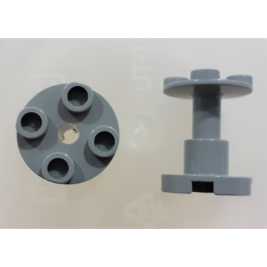 light gray support 2 x 2 x 2 stand with complete hole