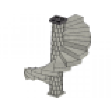 stairs spiral steps 16 with support