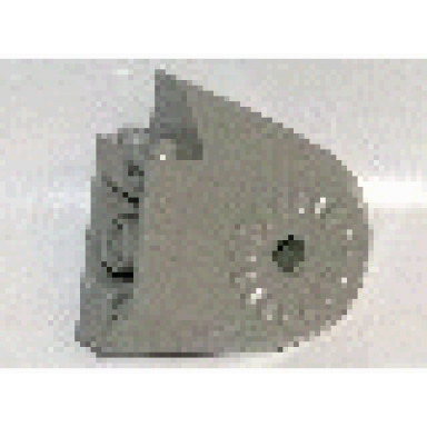 light gray dinosaur body quarter with pin holes